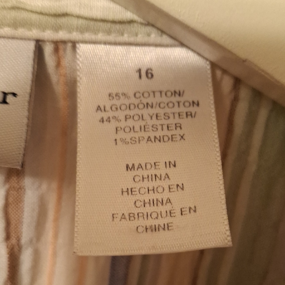 Alfred Dunner Multicolor Striped Shirt 16 ππππ - Picture 3 of 8